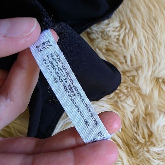 Free People Black High Contrast Bodysuit Medium - Picture 5 of 8